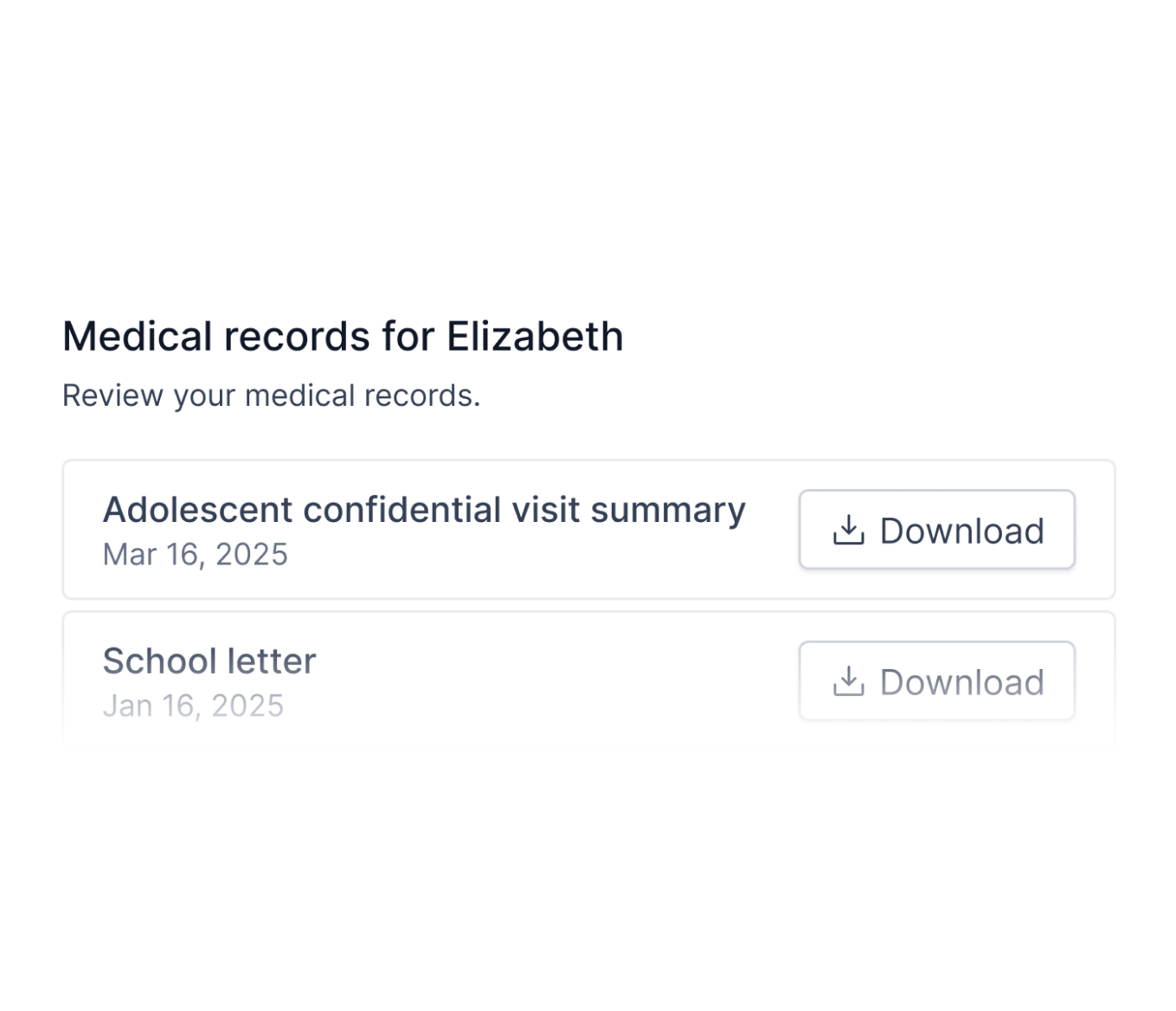 Adolescent confidentiality