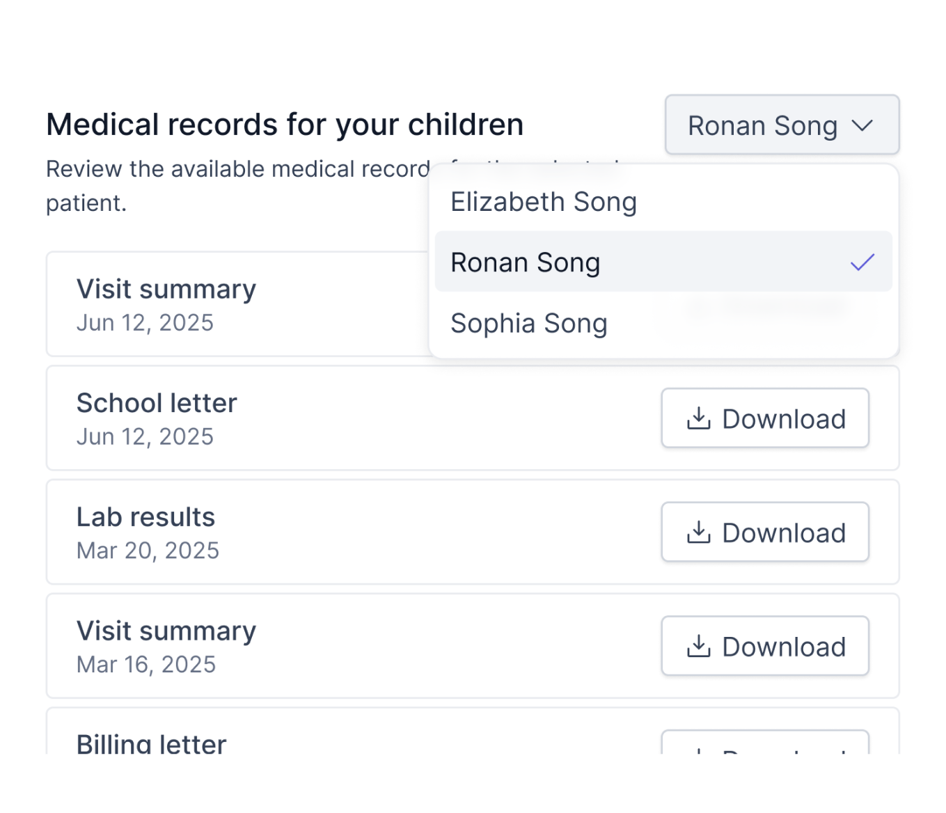 Compliant medical records sharing