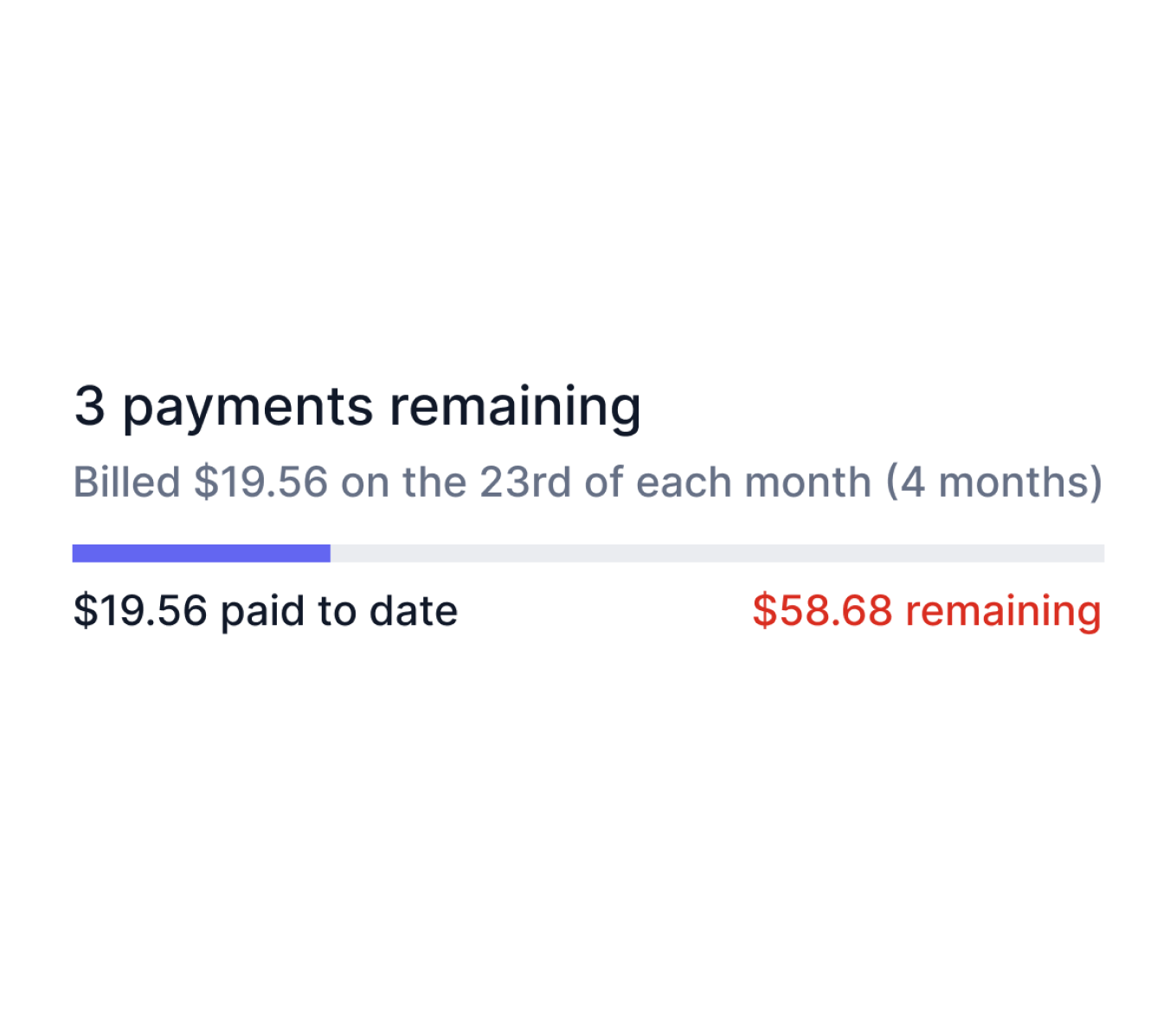 Practice-configured payment plans