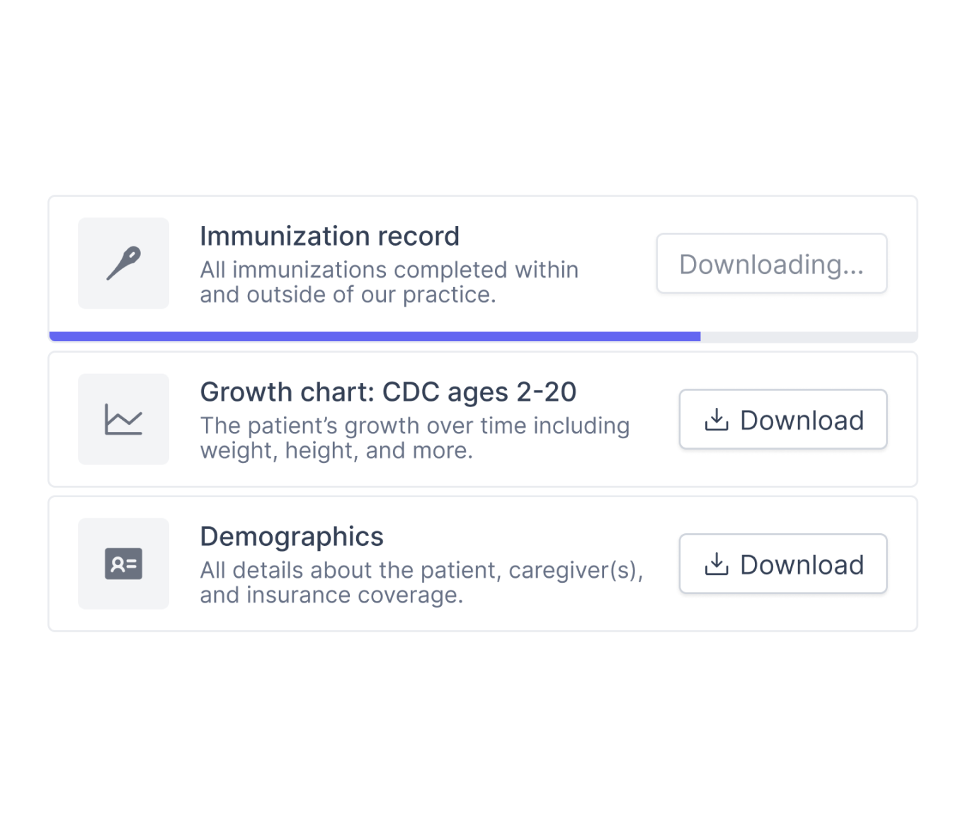 Configurable records access