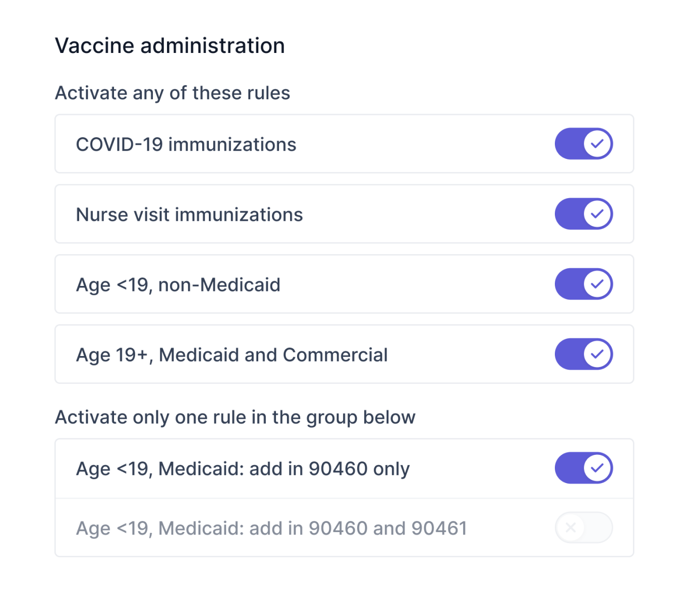 Vaccine administration